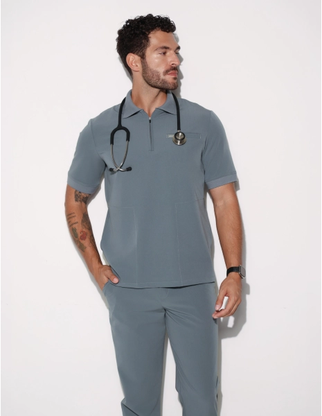 Bluză Medicală Polo Bărbați - STORMY