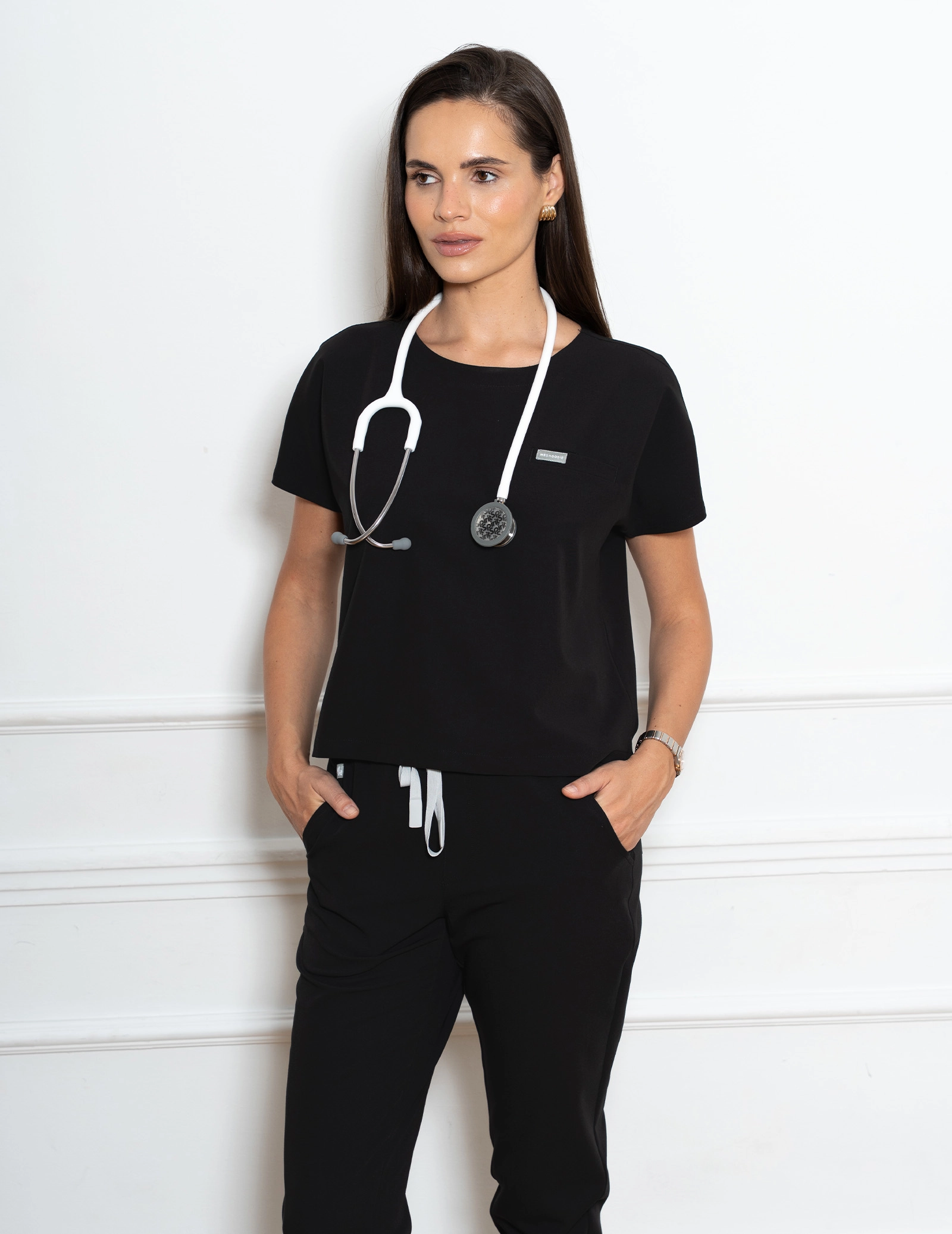 Bluză Medicală Alisse - BLACK