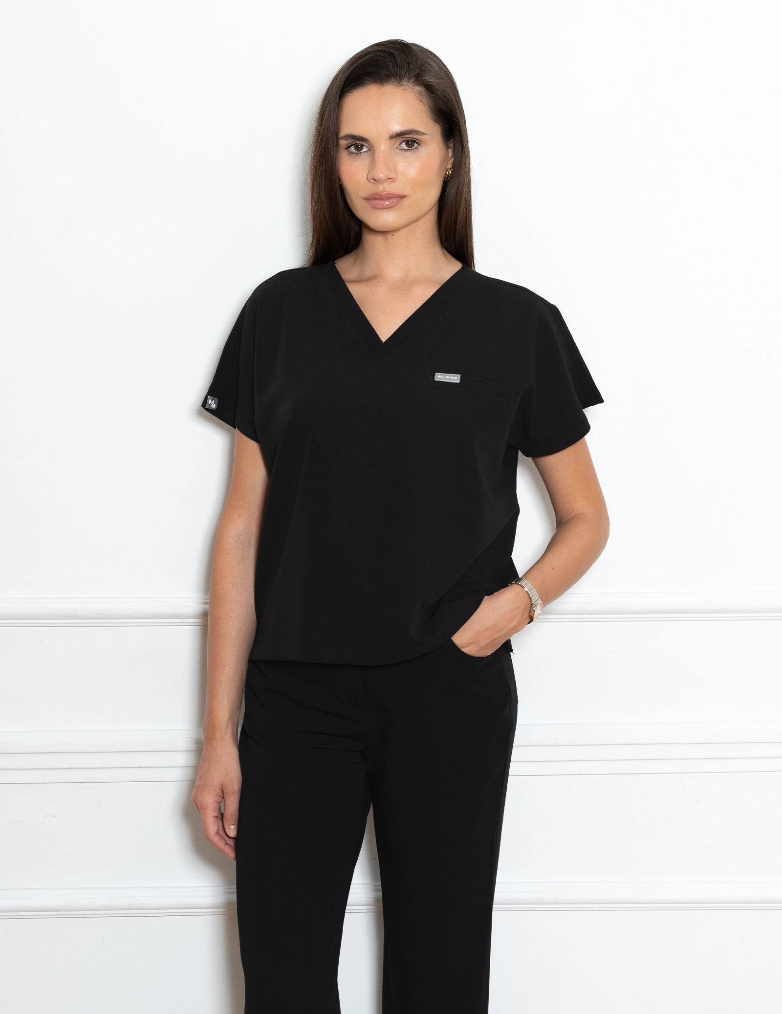 Bluză Medicală Vessa - BLACK