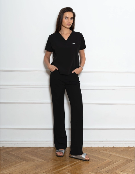 Bluză Medicală Vessa - BLACK