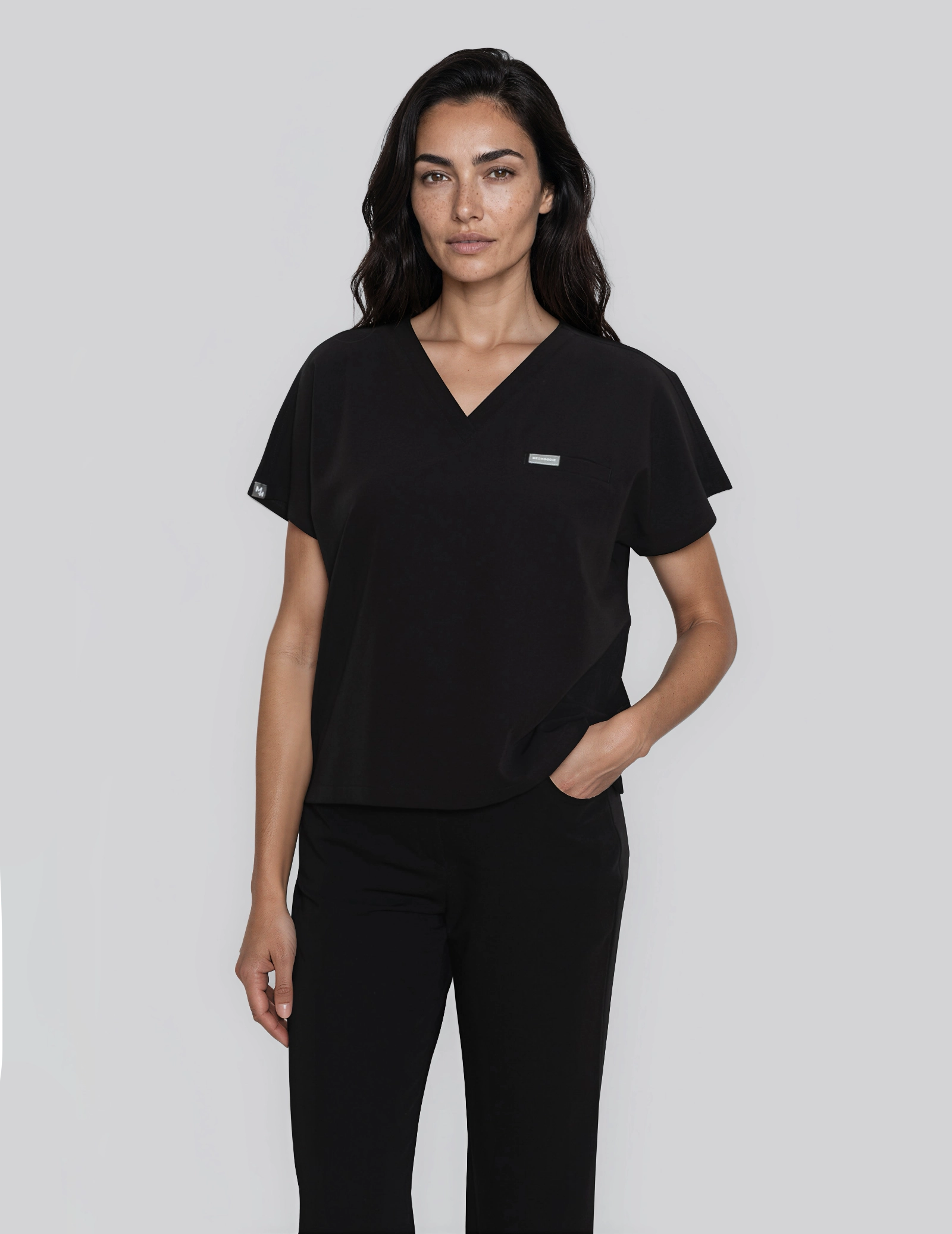 Bluză Medicală Vessa - BLACK