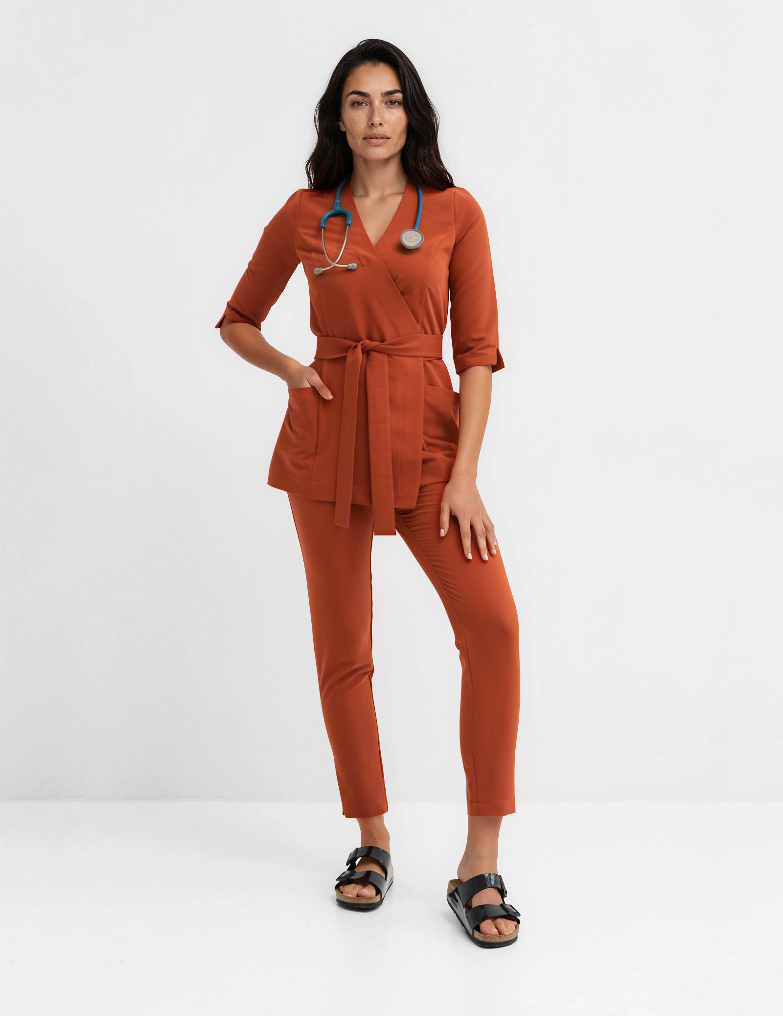 Pantaloni Medicali Dama Slim Fit - ROOIBOS TEA