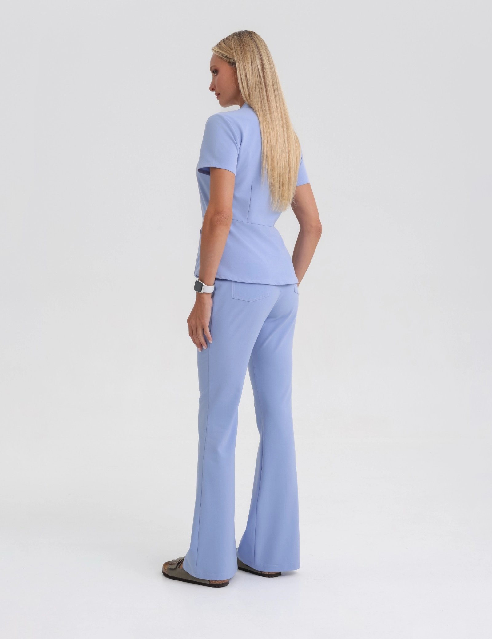 Pantaloni Medicali Dama Flare - CEIL BLUE