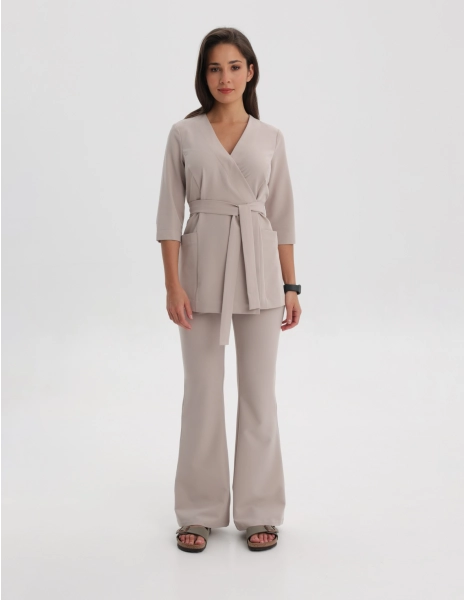 Pantaloni Medicali Dama Flare - COCONUT