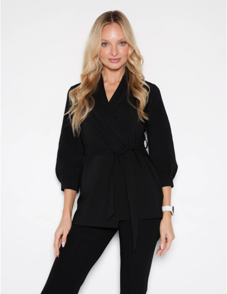Tunică Medicală Lily - TRUE BLACK