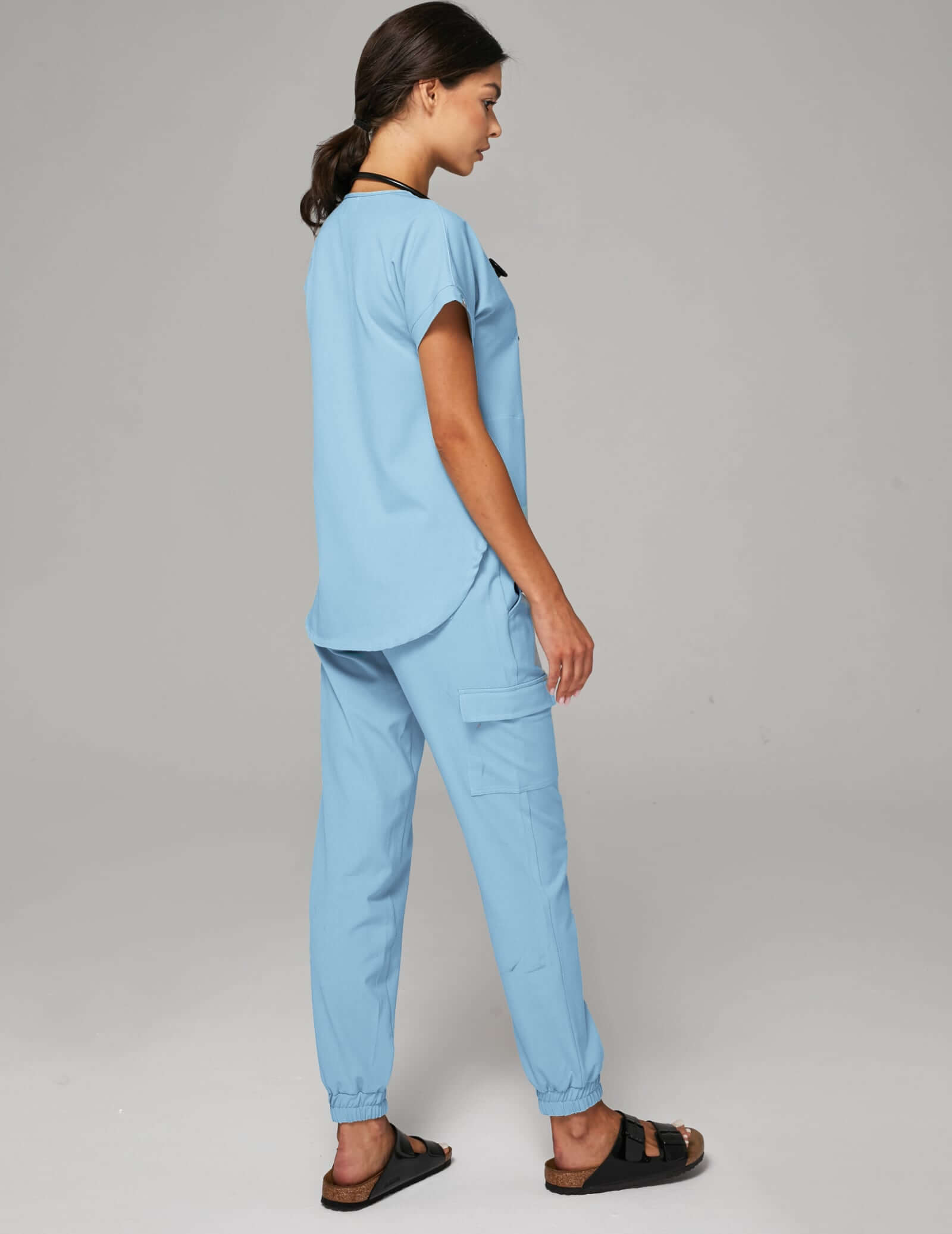 Pantaloni Amelia Joggers - SKY BLUE