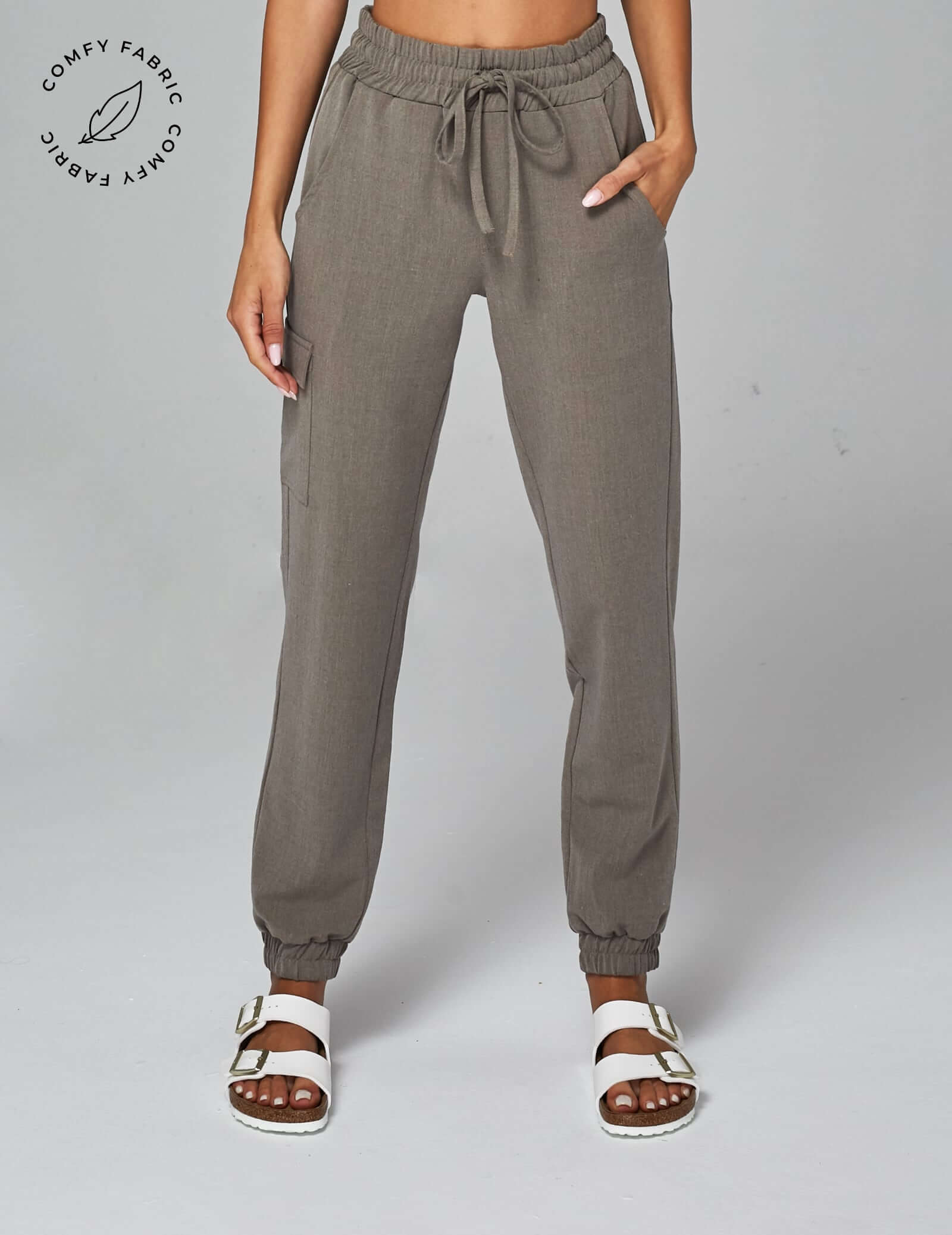 Pantaloni Amelia Joggers - DARK SAND OUTLET Pantaloni Amelia Joggers - DARK SAND OUTLET