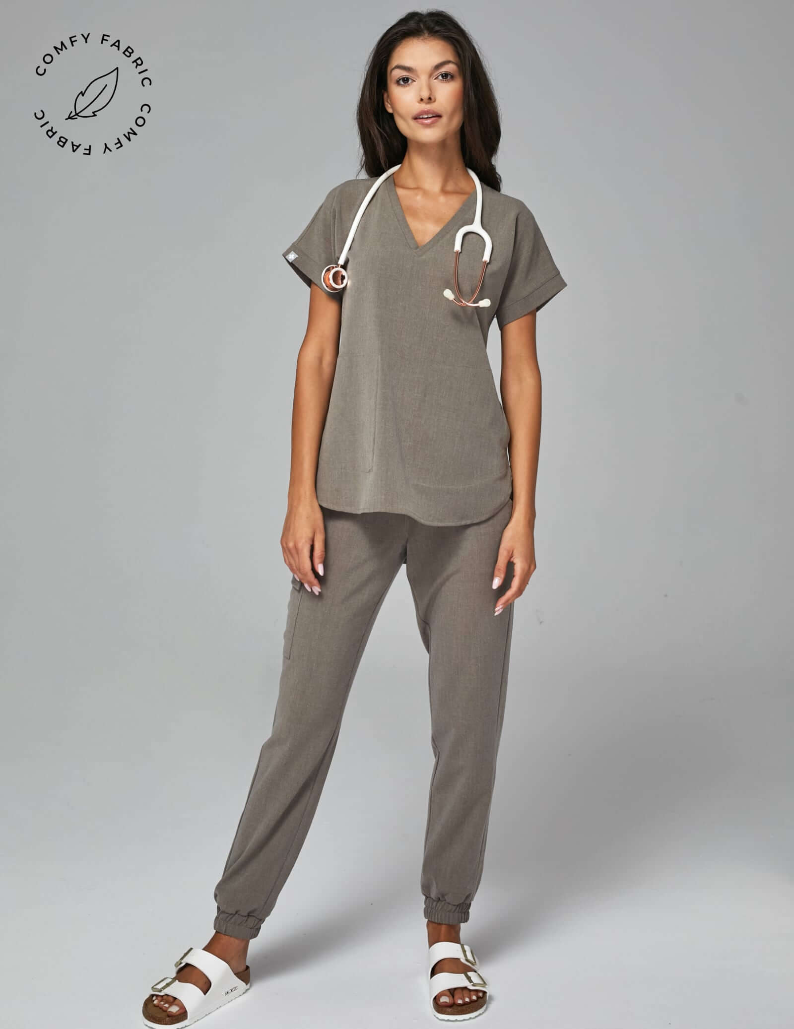 Pantaloni Amelia Joggers - DARK SAND OUTLET Pantaloni Amelia Joggers - DARK SAND OUTLET